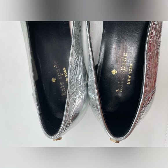 Kate Spade New York METALLIC SILVER Women's Genevieve Loafers, US 7.5 - Picture 9 of 14
